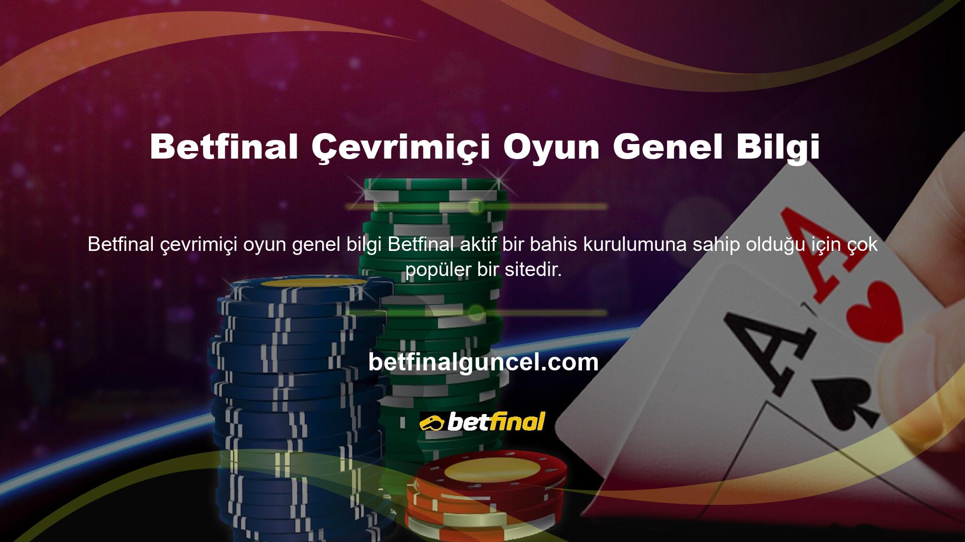 Aktif kalarak bahis siparişinizi Betfinal giriş adresine dağıtabilir ve daha hızlı bahis ve casino oyunları kurabilirsiniz
