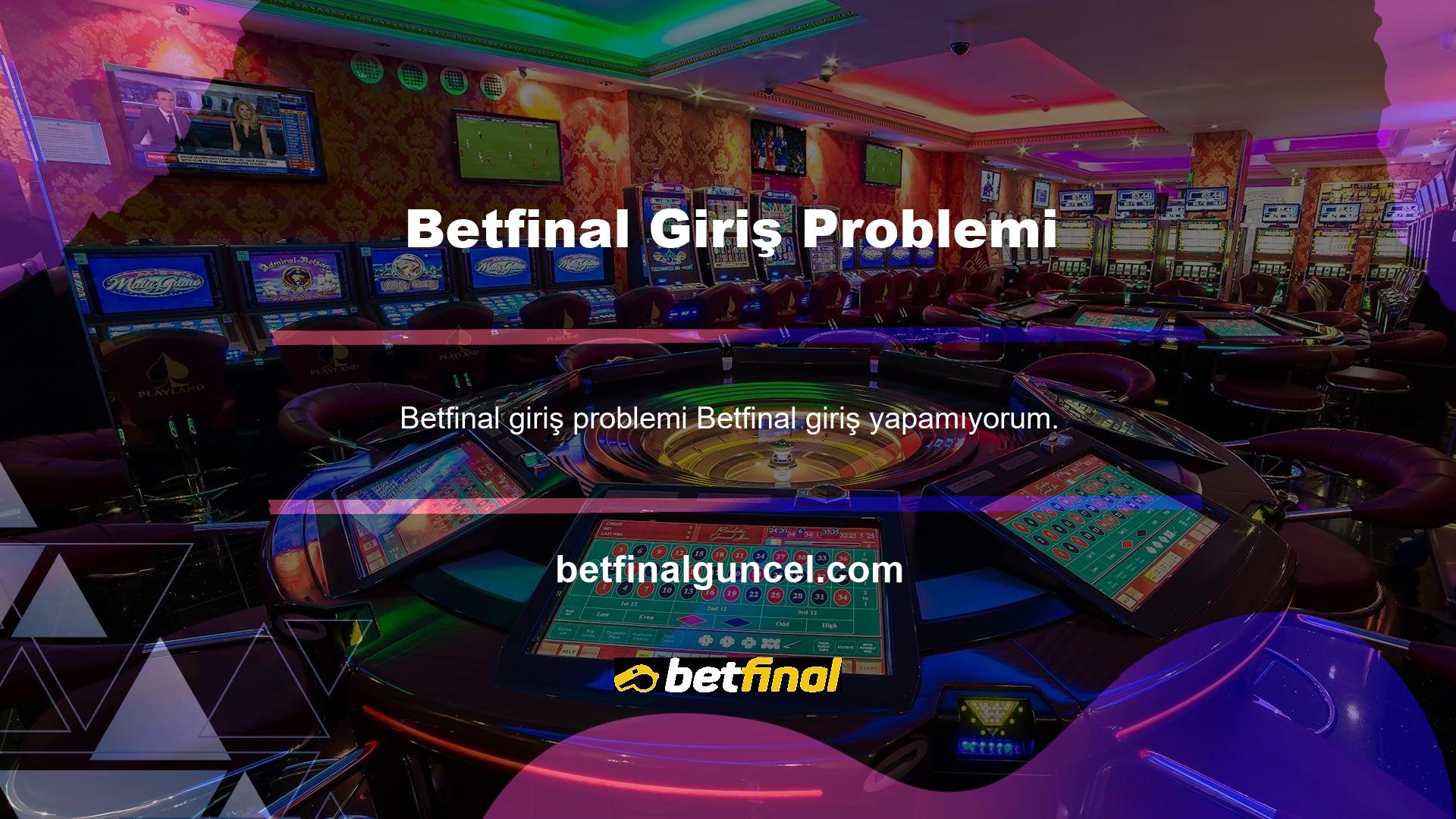 Ekran siyahtır ve sevdiğiniz oyları sarı, beyaz ve gri ve Betfinal markası olarak görebilirsiniz